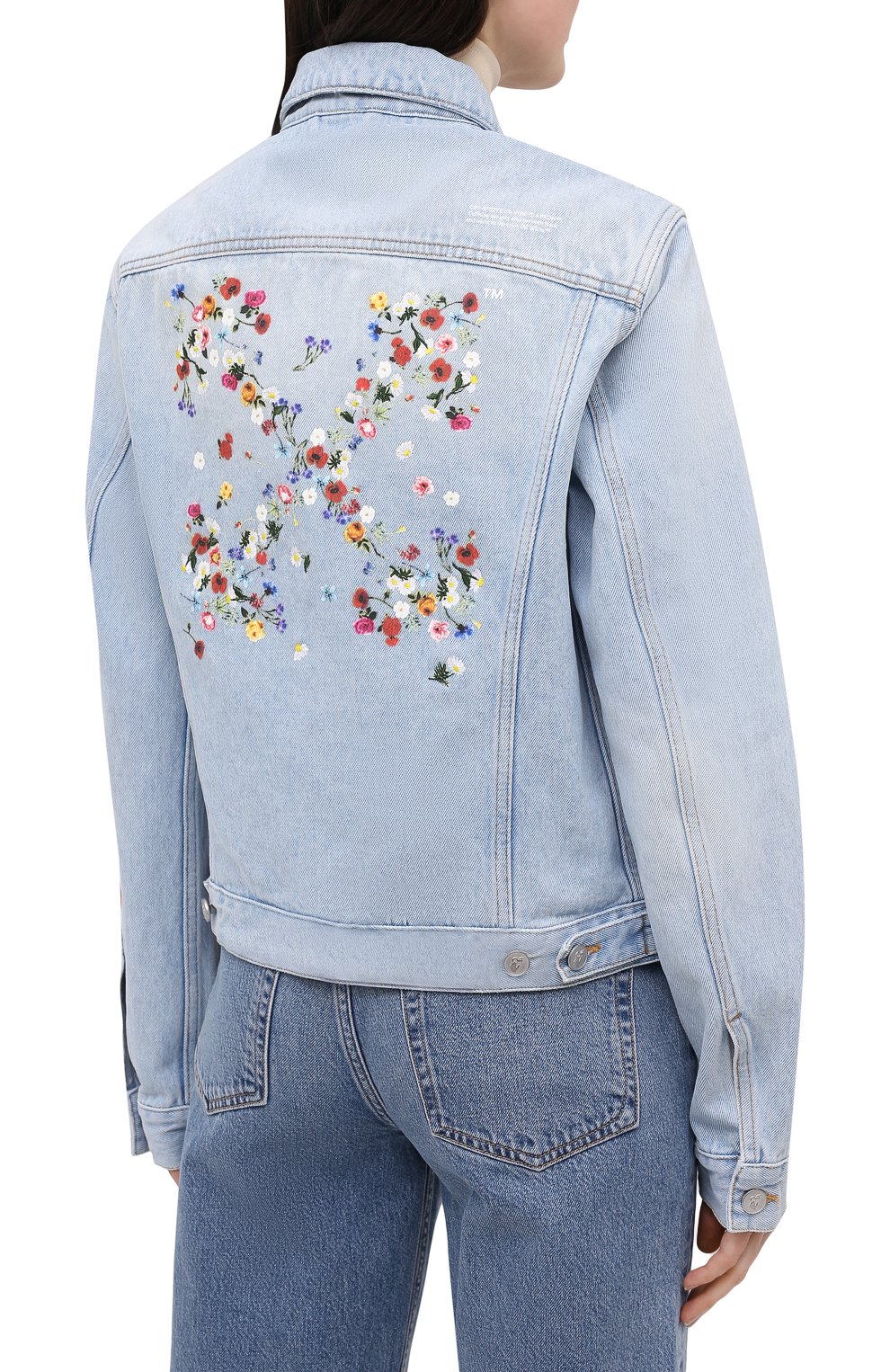 Джинсовая куртка OFF-WHITE, арт. 0WYE012R21DEN001, фото 4