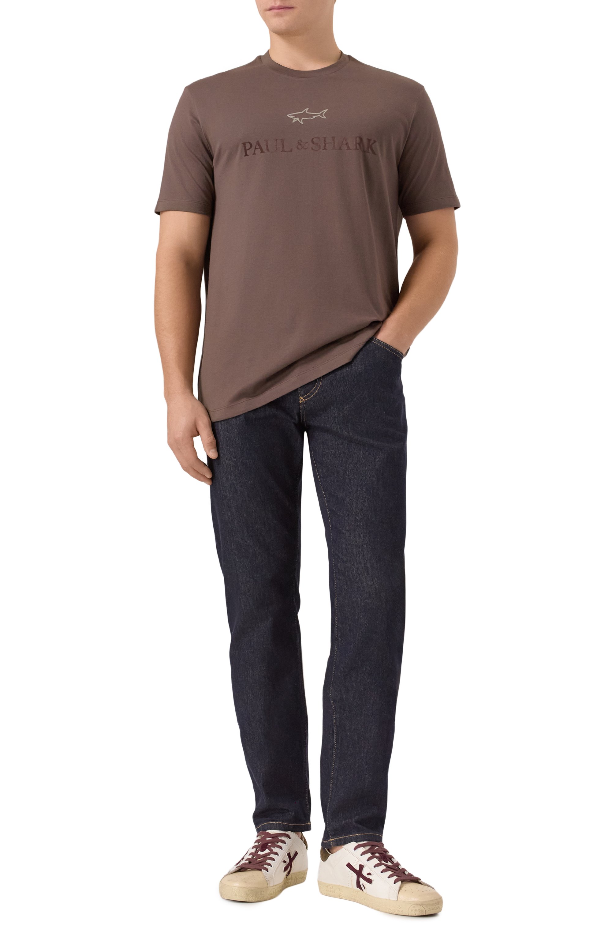 Хлопковая футболка PAUL&SHARK, арт. 15311629, фото 2
