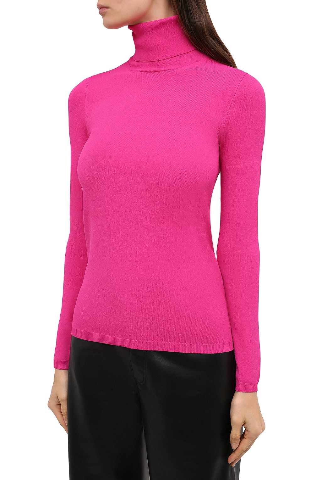 Водолазка из вискозы STELLA MCCARTNEY фуксия цвета по цене 69950 руб., арт. 601794/S2076, фото 3 Водолазка из вискозы STELLA MCCARTNEY, арт. 601794/S2076, фото 3