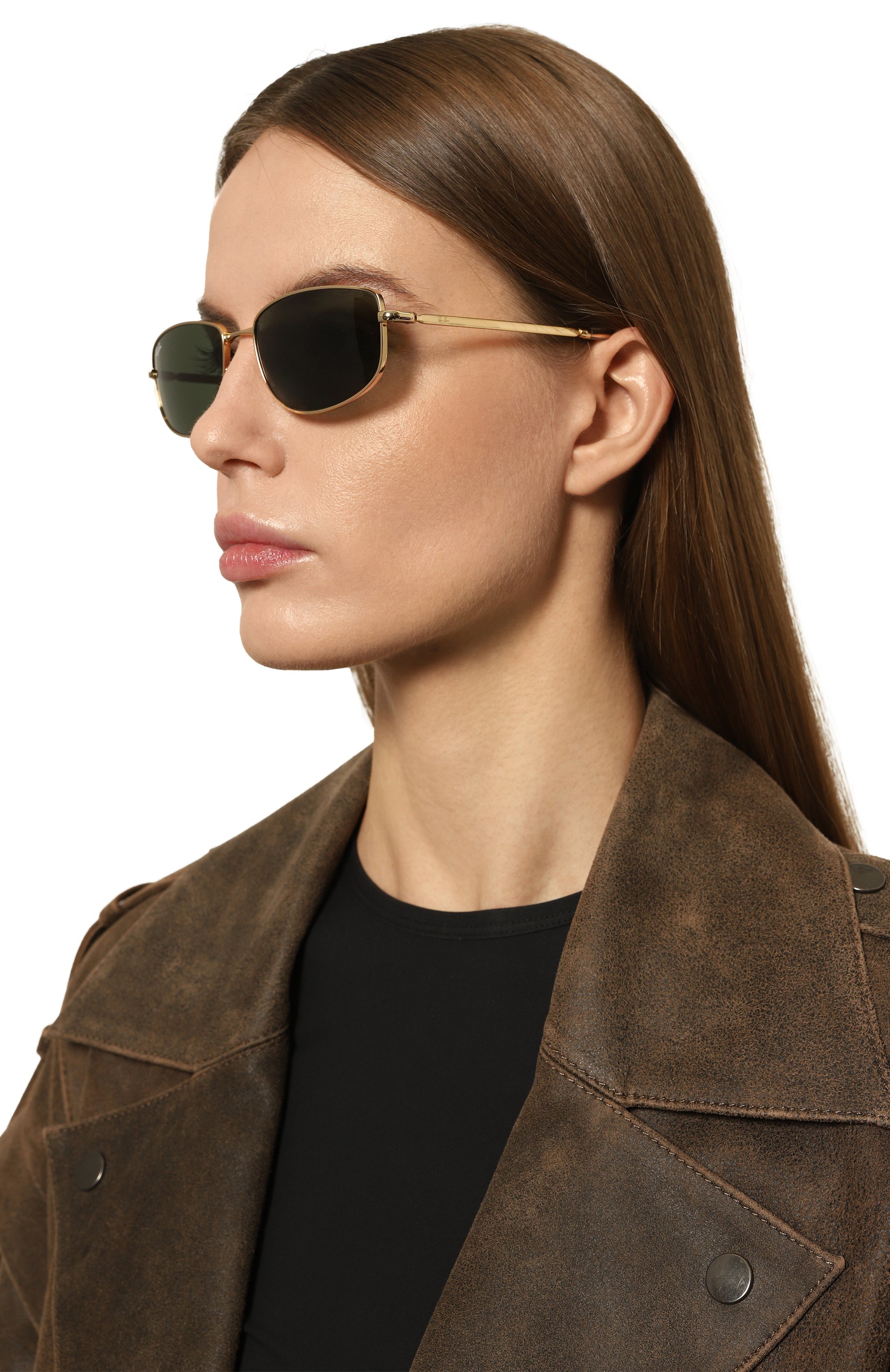 Солнцезащитные очки RAY-BAN золотого цвета по цене 19800 руб., арт. 3732-001/31, фото 2 Солнцезащитные очки RAY-BAN, арт. 3732-001/31, фото 2