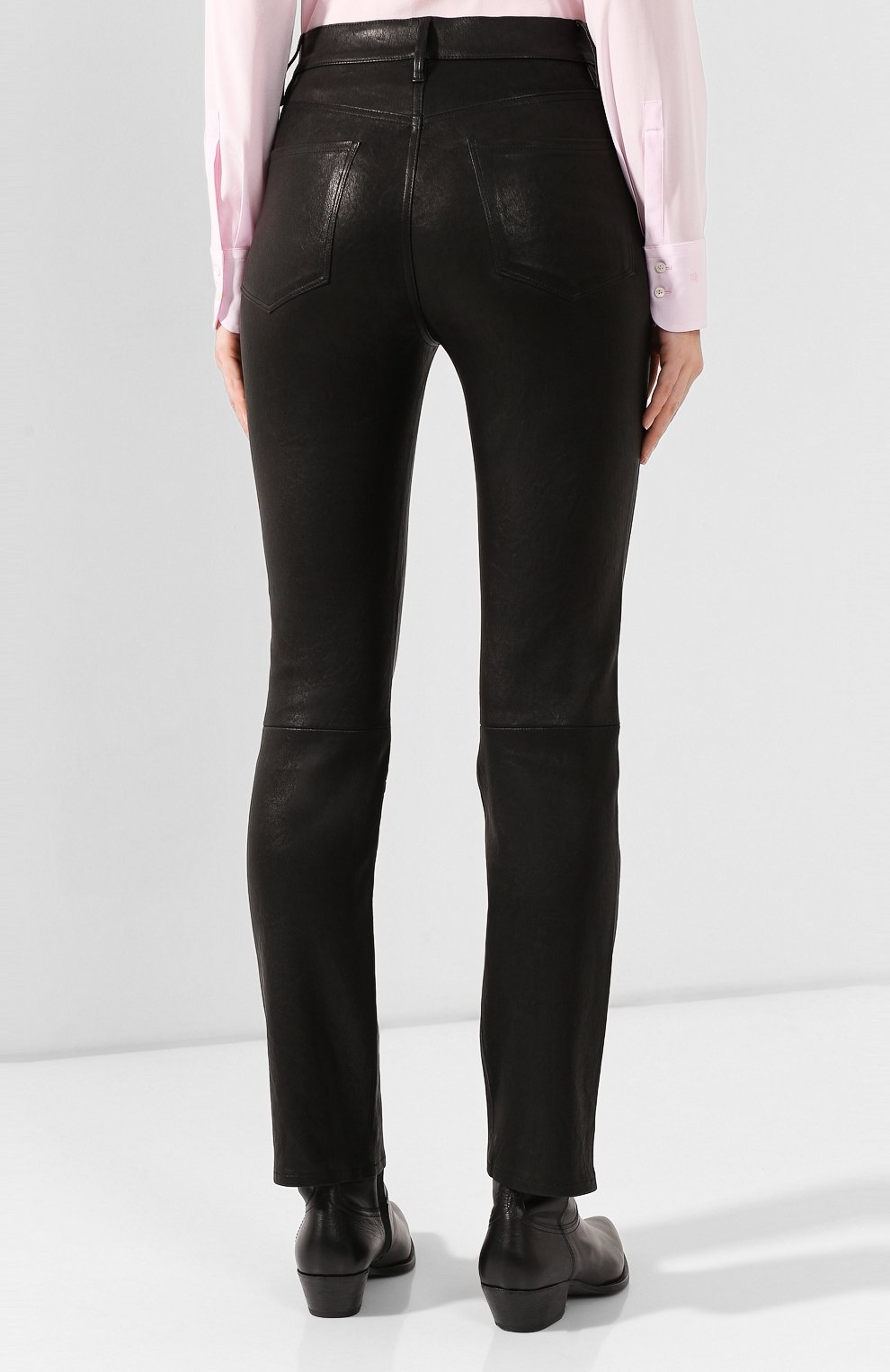 Кожаные брюки FRAME DENIM, арт. LWLT0326, фото 4