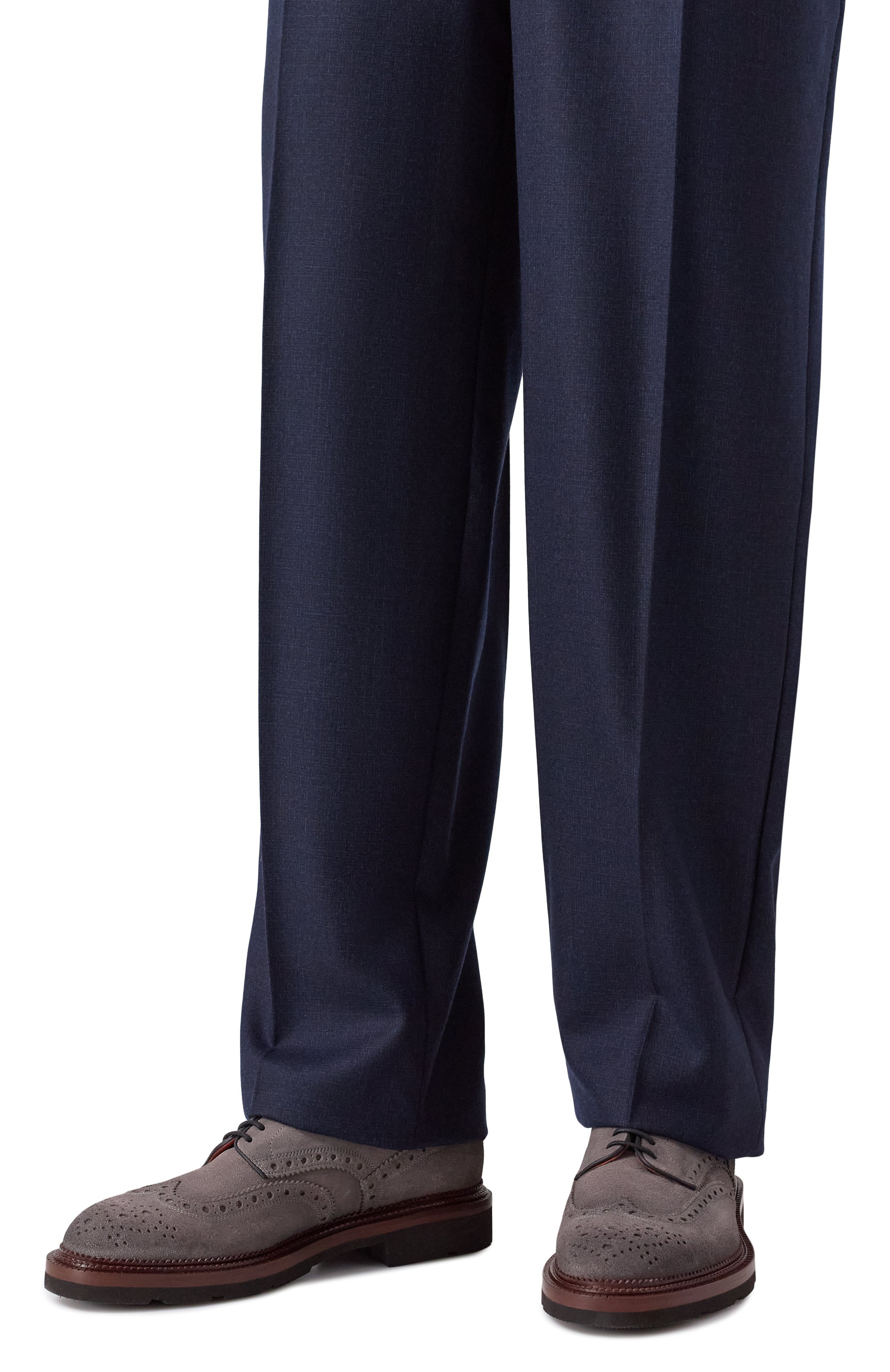 Замшевые дерби colin SANTONI, арт. MCCG15761JL4GRVR, фото 3