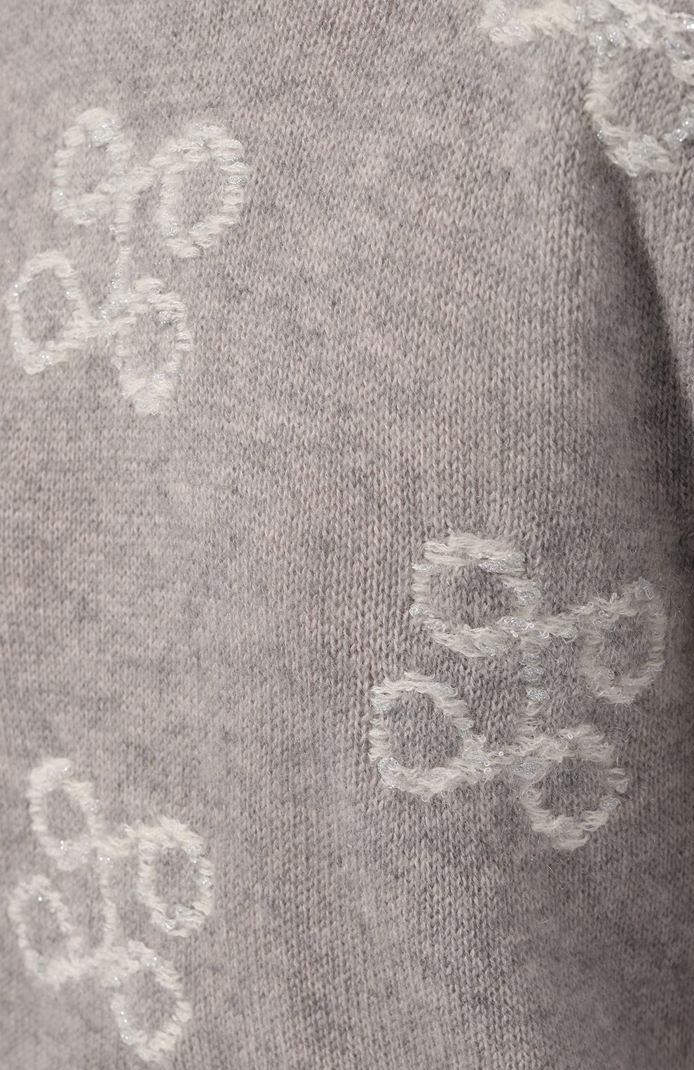 Кашемировый свитер AND THE BRAND серого цвета по цене 63800 руб., арт. W24-JM032-1001-901, фото 5 Кашемировый свитер AND THE BRAND, арт. W24-JM032-1001-901, фото 5