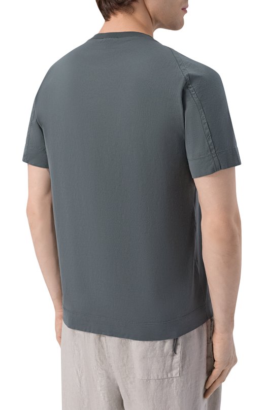 Хлопковая футболка Transit CFUTRC1360 Серый  CFUTRC1360 Фото 4