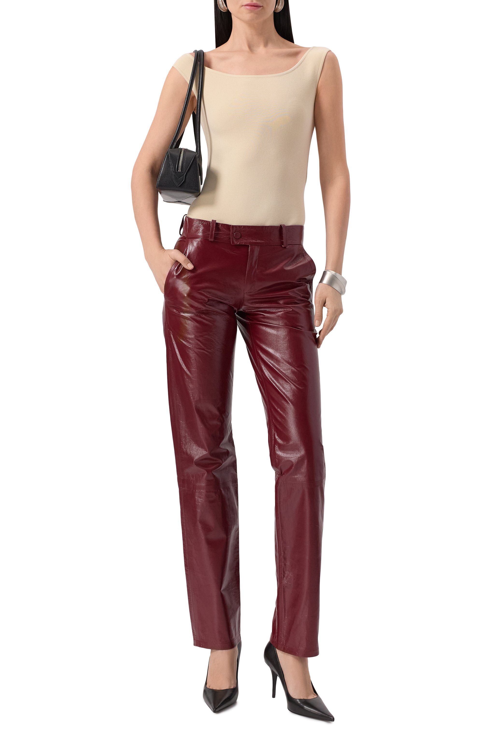 Кожаные брюки ZEYNEP ARCAY, арт. RS25PN05, фото 2