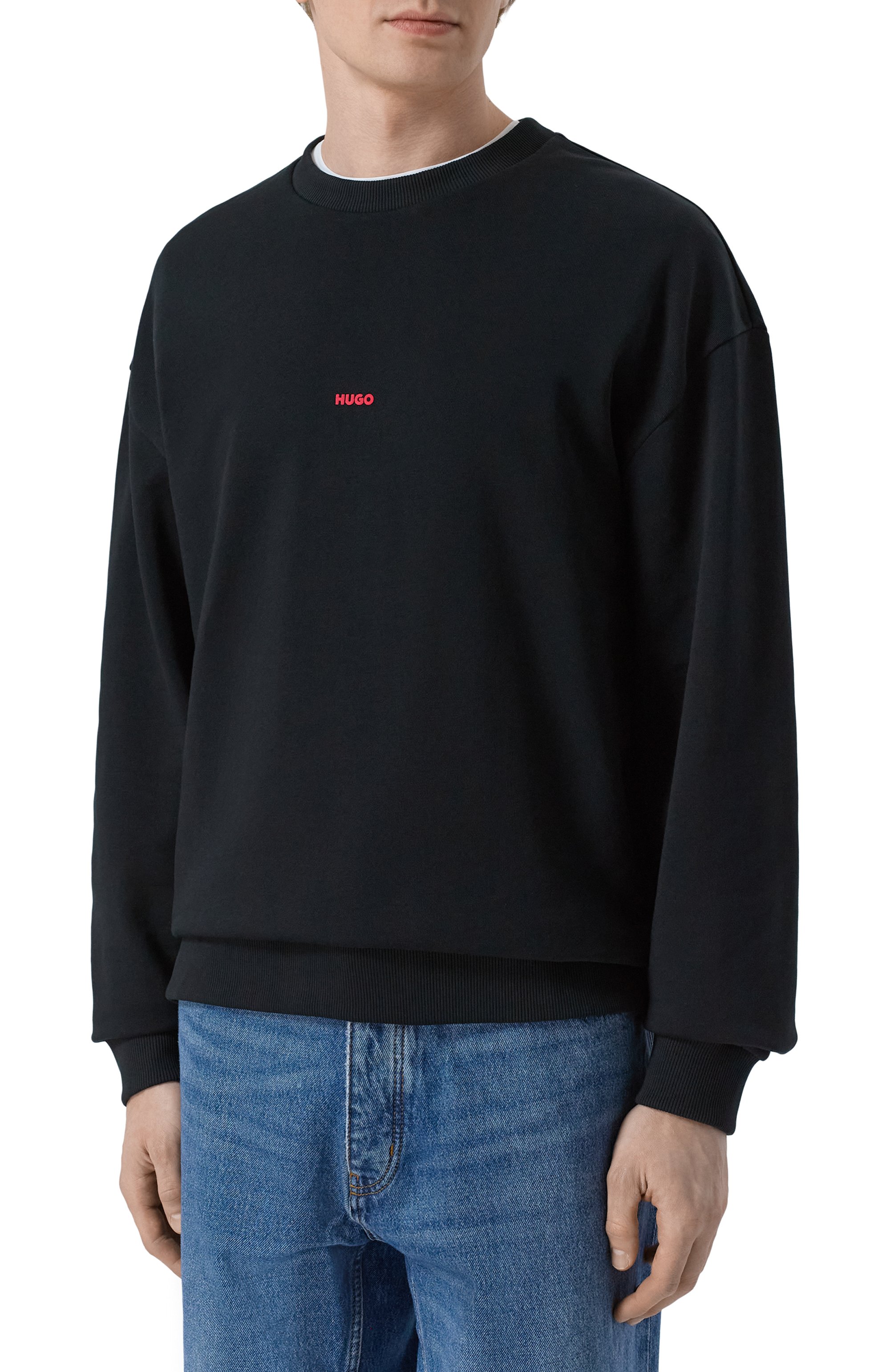 Хлопковый свитшот HUGO, арт. 50557482, фото 3