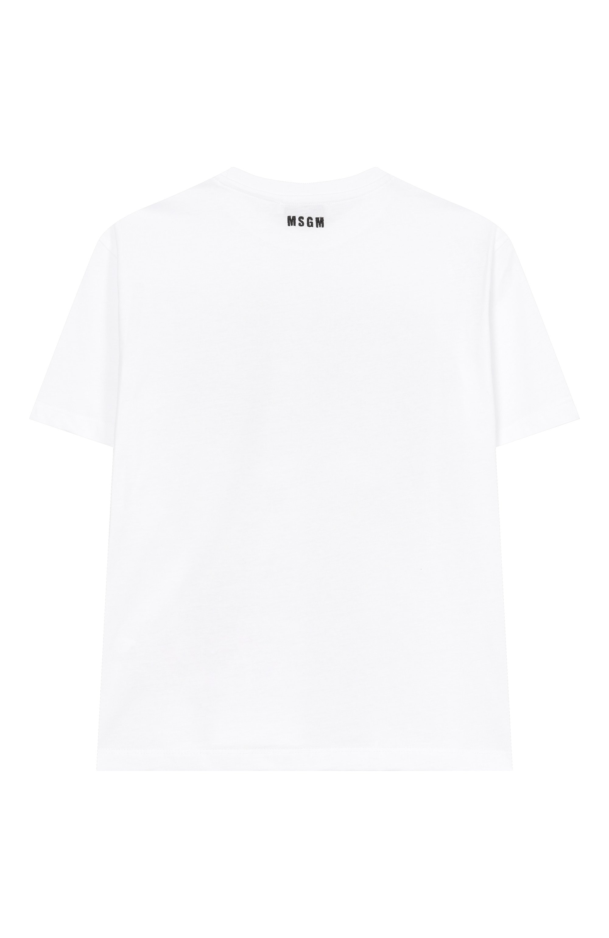 Хлопковая футболка MSGM KIDS, арт. S6MSJBTH290, фото 2