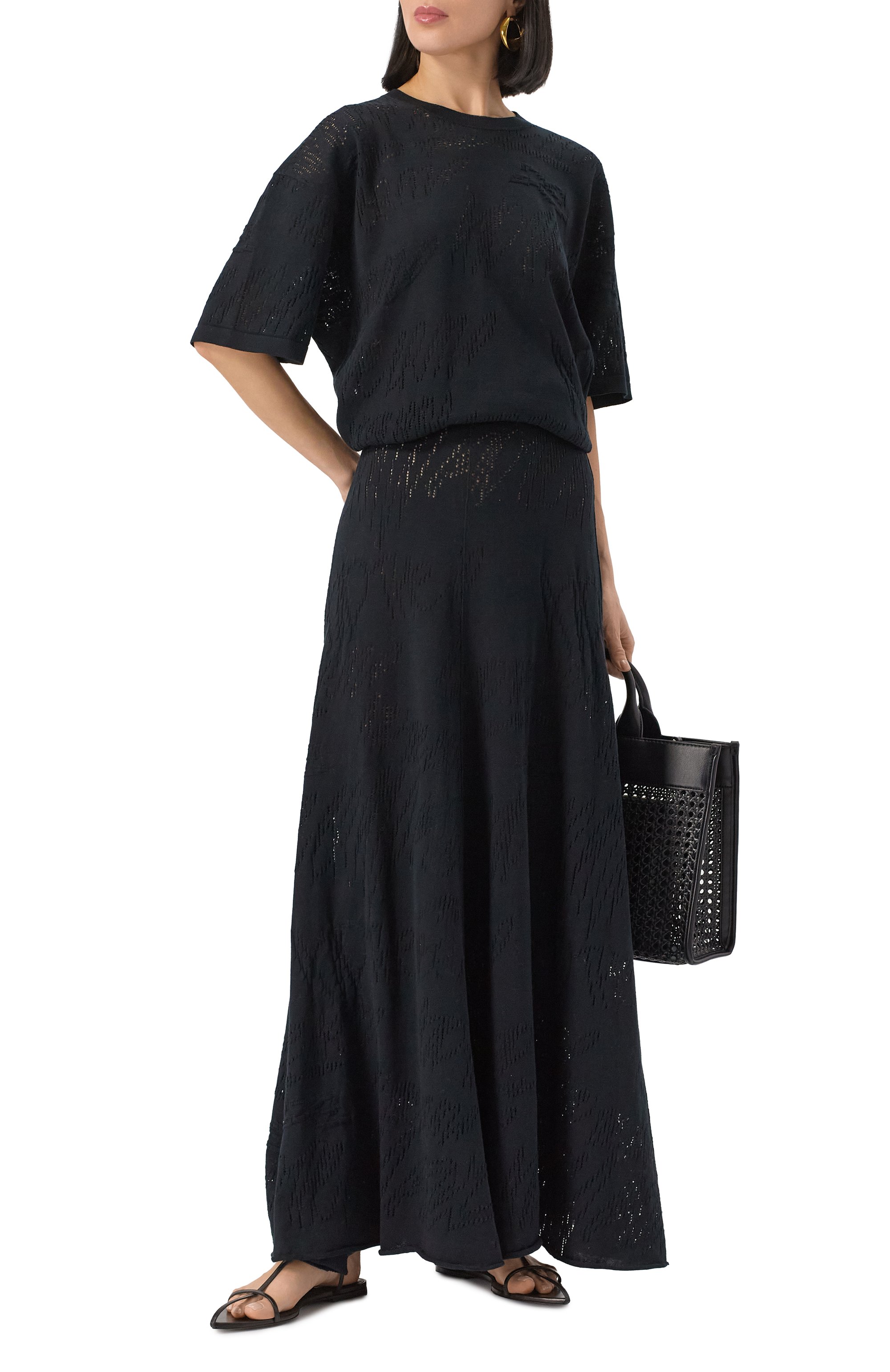 Хлопковая юбка AND THE BRAND, арт. S25-SK038-1204-900, фото 2