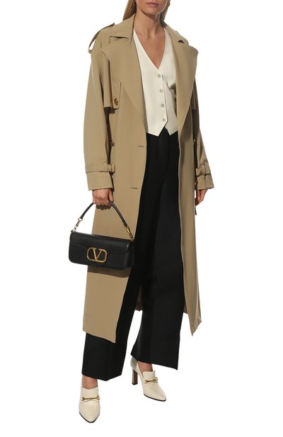 Тренч BALMAIN бежевого цвета по цене 262500 руб., арт. XF1TL030/XB63, фото 2 Тренч BALMAIN, арт. XF1TL030/XB63, фото 2