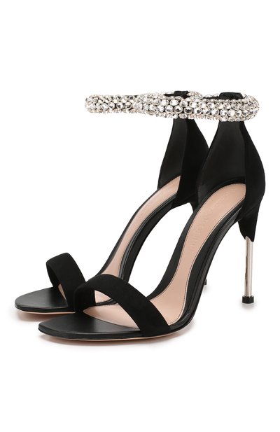 Замшевые босоножки ALEXANDER MCQUEEN, арт. 586437/WHV6B, фото 1