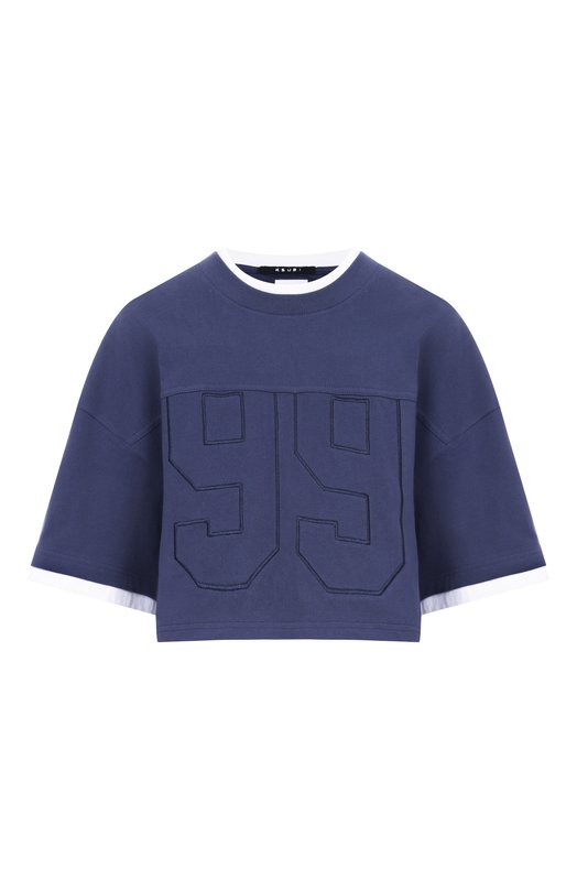 Хлопковая футболка Ksubi WFA25TE001 Синий WFA25TE001