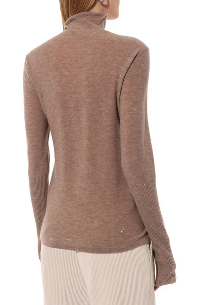 Шерстяная водолазка FREEAGE бежевого цвета по цене 62040 руб., арт. W25.SW036P.2010.102, фото 4 Шерстяная водолазка FREEAGE, арт. W25.SW036P.2010.102, фото 4