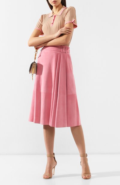 Кожаная юбка DROME, арт. DPD1807P/D714, фото 2