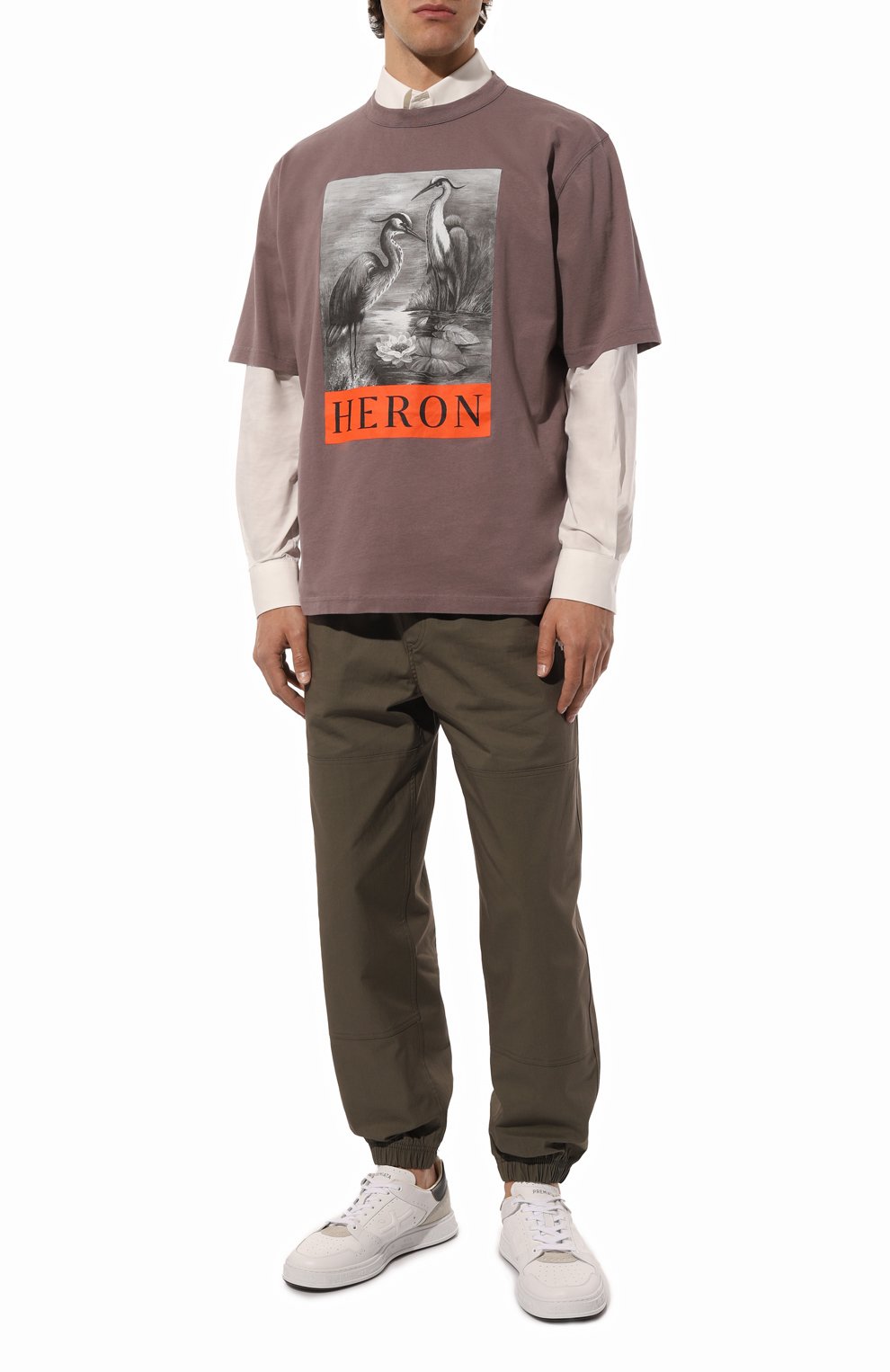 Хлопковая футболка HERON PRESTON, арт. HMAA032F22JER0090910, фото 2