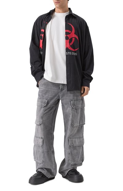 Хлопковая футболка DIESEL, арт. A11302/0HGAM, фото 2