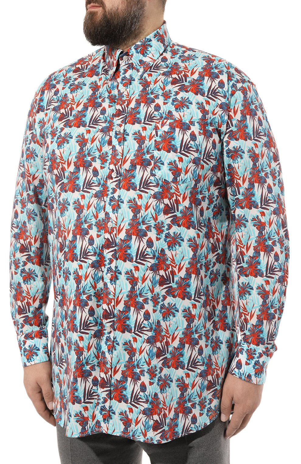 Хлопковая рубашка PAUL&SHARK, арт. 23413038/C00, фото 3