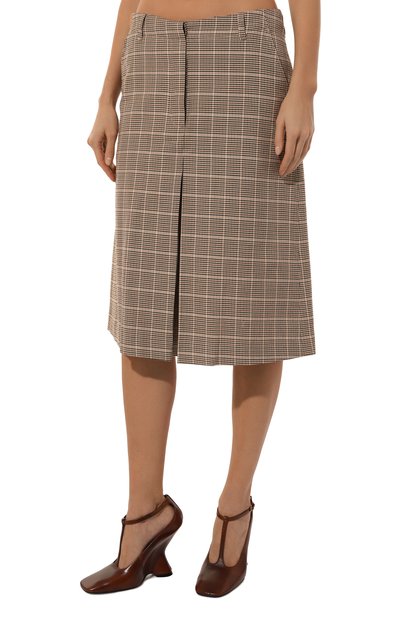 Хлопковая юбка DRIES VAN NOTEN, арт. 242-010800-9352, фото 3