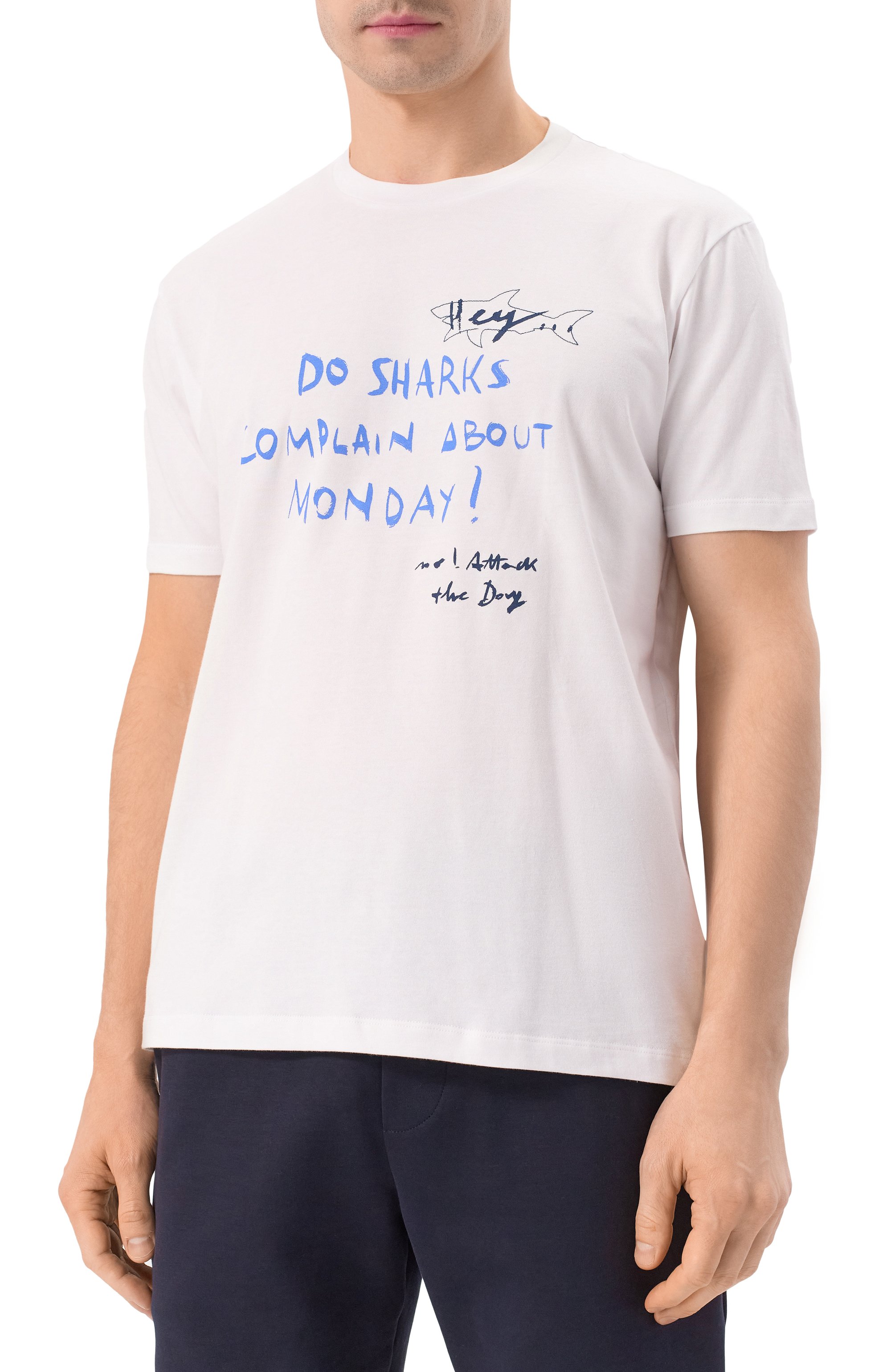 Хлопковая футболка PAUL&SHARK, арт. 25411065, фото 3