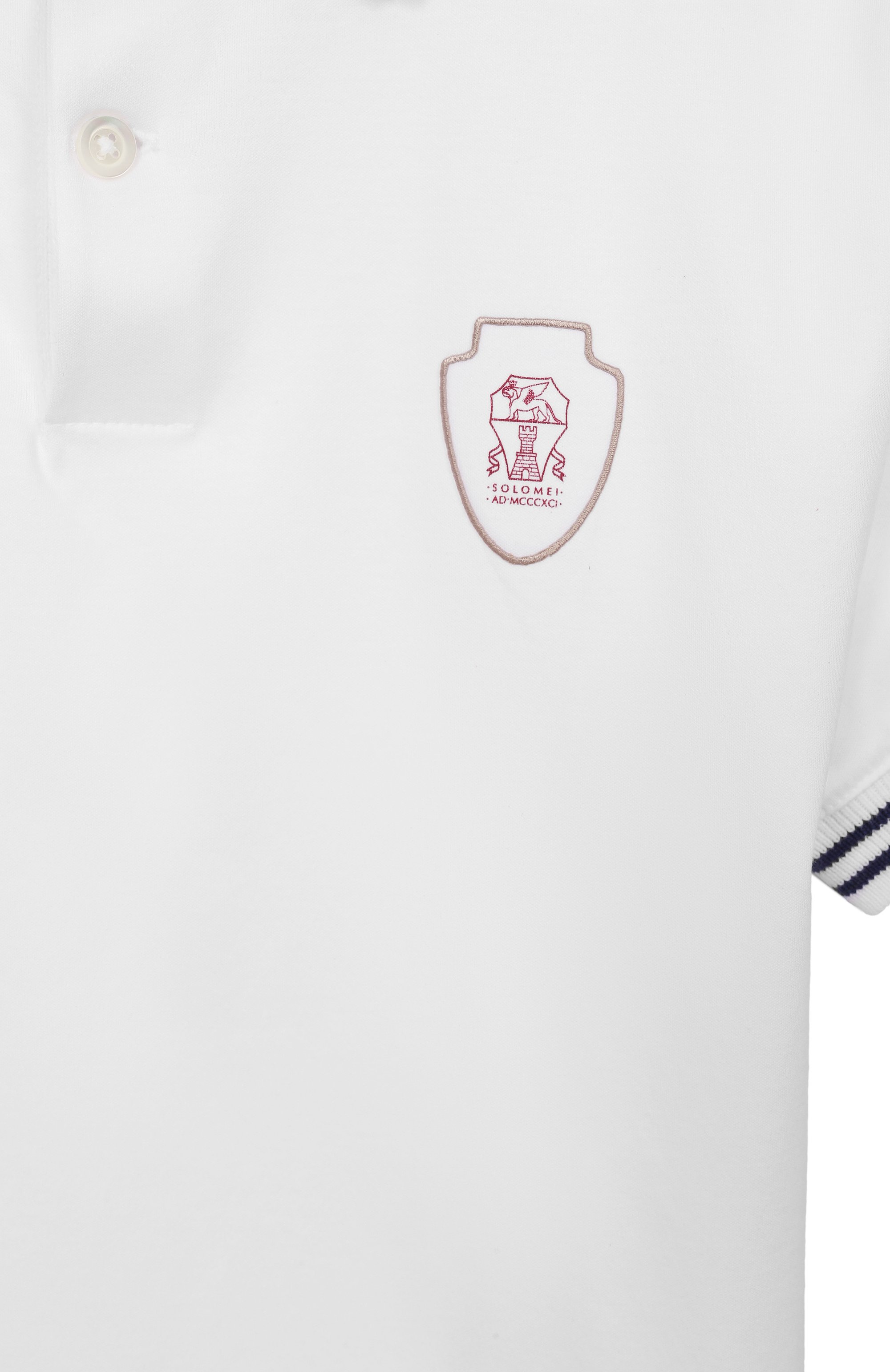 Хлопковое поло BRUNELLO CUCINELLI, арт. B0B13917TC, фото 3