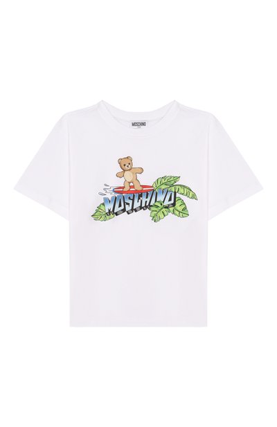 Хлопковая футболка MOSCHINO, арт. HUM05K/LAA23
