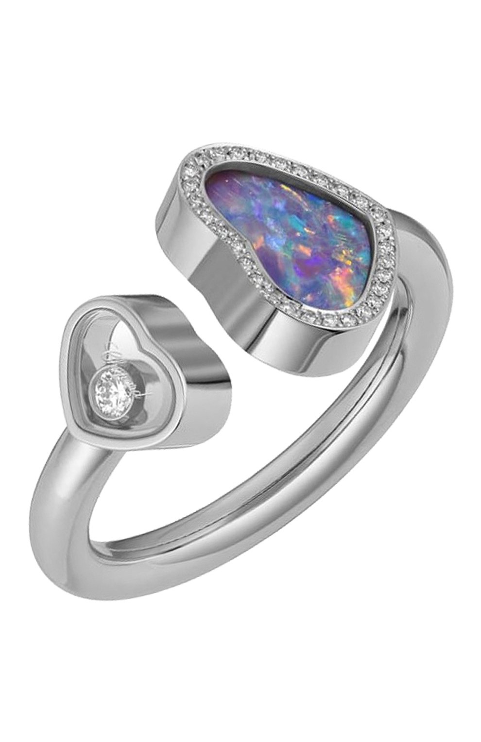 Кольцо CHOPARD бесцветного цвета по цене 754000 руб., арт. 829482-1930, фото 1 Кольцо CHOPARD, арт. 829482-1930, фото 1