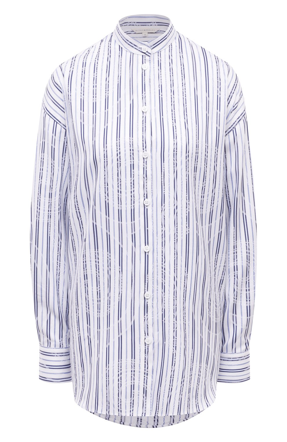 Рубашка из вискозы NOBLE&BRULEE разноцветного цвета по цене 46000 руб., арт. NB10/190523/7243, фото 1 Рубашка из вискозы NOBLE&BRULEE, арт. NB10/190523/7243, фото 1
