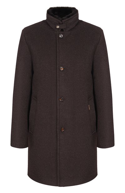 Пальто bond-fur-le с воротником из овчины MOORER, арт. B0ND-FUR/LE, фото 1