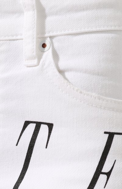 Джинсовые капри OFF-WHITE белого цвета по цене 49100 руб., арт. 0WYA009S197130460110, фото 5 Джинсовые капри OFF-WHITE, арт. 0WYA009S197130460110, фото 5