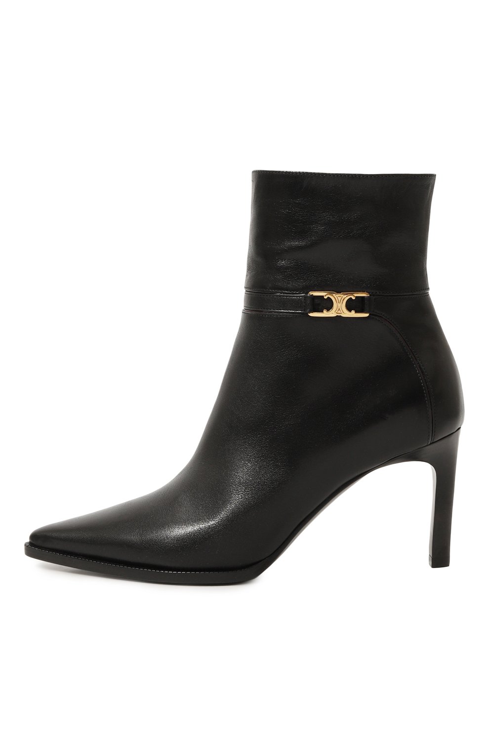 Кожаные ботильоны CELINE черного цвета по цене 127500 руб., арт. 35228/3891C, фото 4 Кожаные ботильоны CELINE, арт. 35228/3891C, фото 4