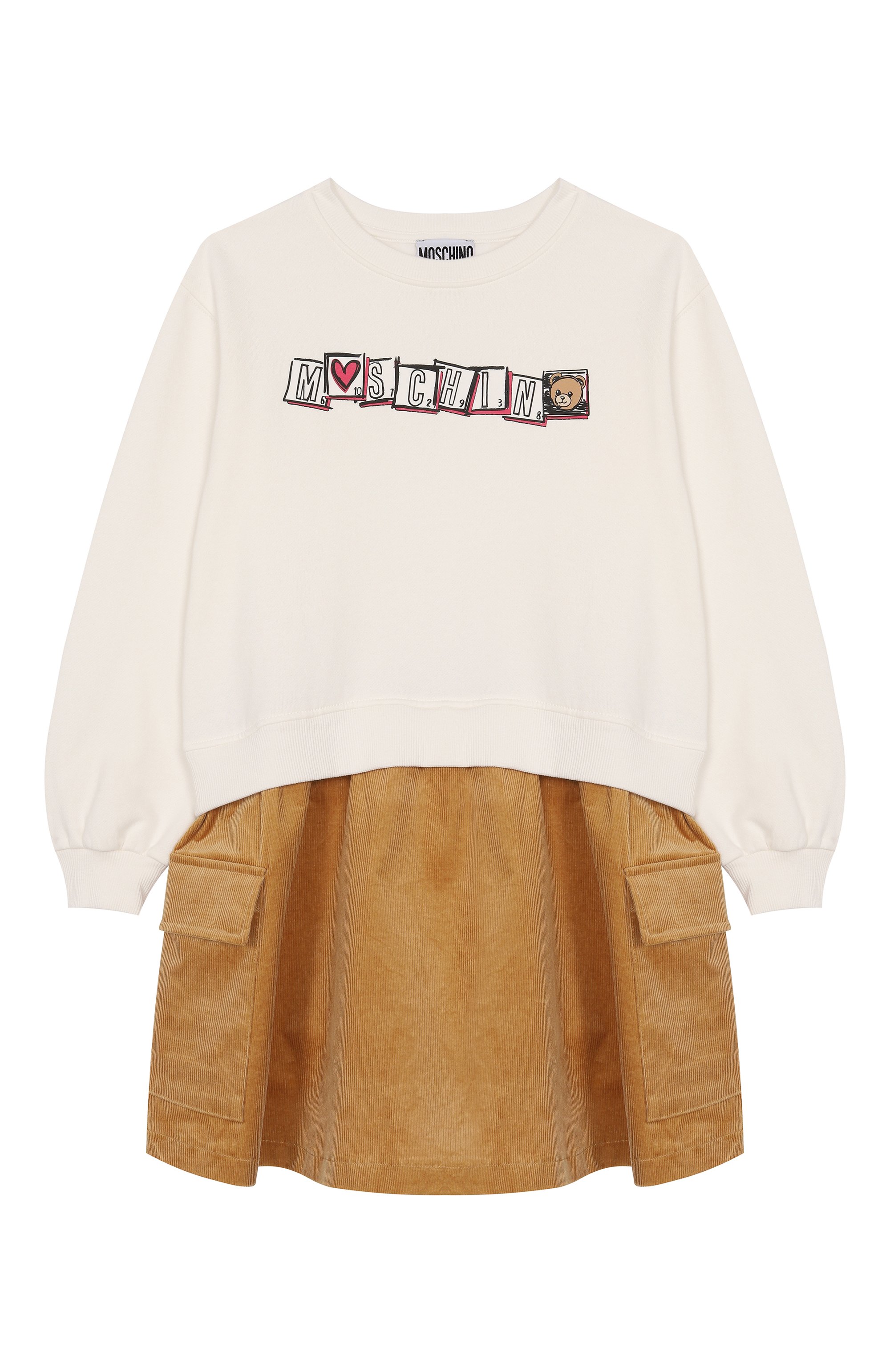 Хлопковое платье MOSCHINO, арт. HDV0GV/LCA43/10-14, фото 1