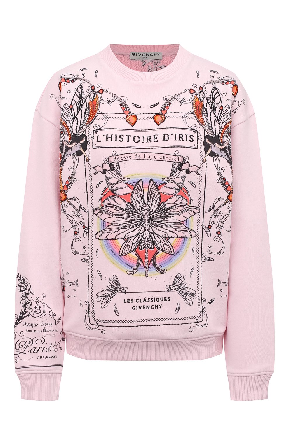 Хлопковый свитшот GIVENCHY, арт. BWJ0193Z3V, фото 1