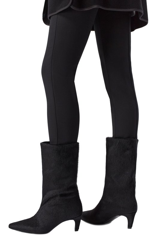 Кожаные сапоги Cave Mid 60 Jude CAVE MID CALF B00T/P0NY Чёрный  CAVE MID CALF B00T/P0NY Фото 2