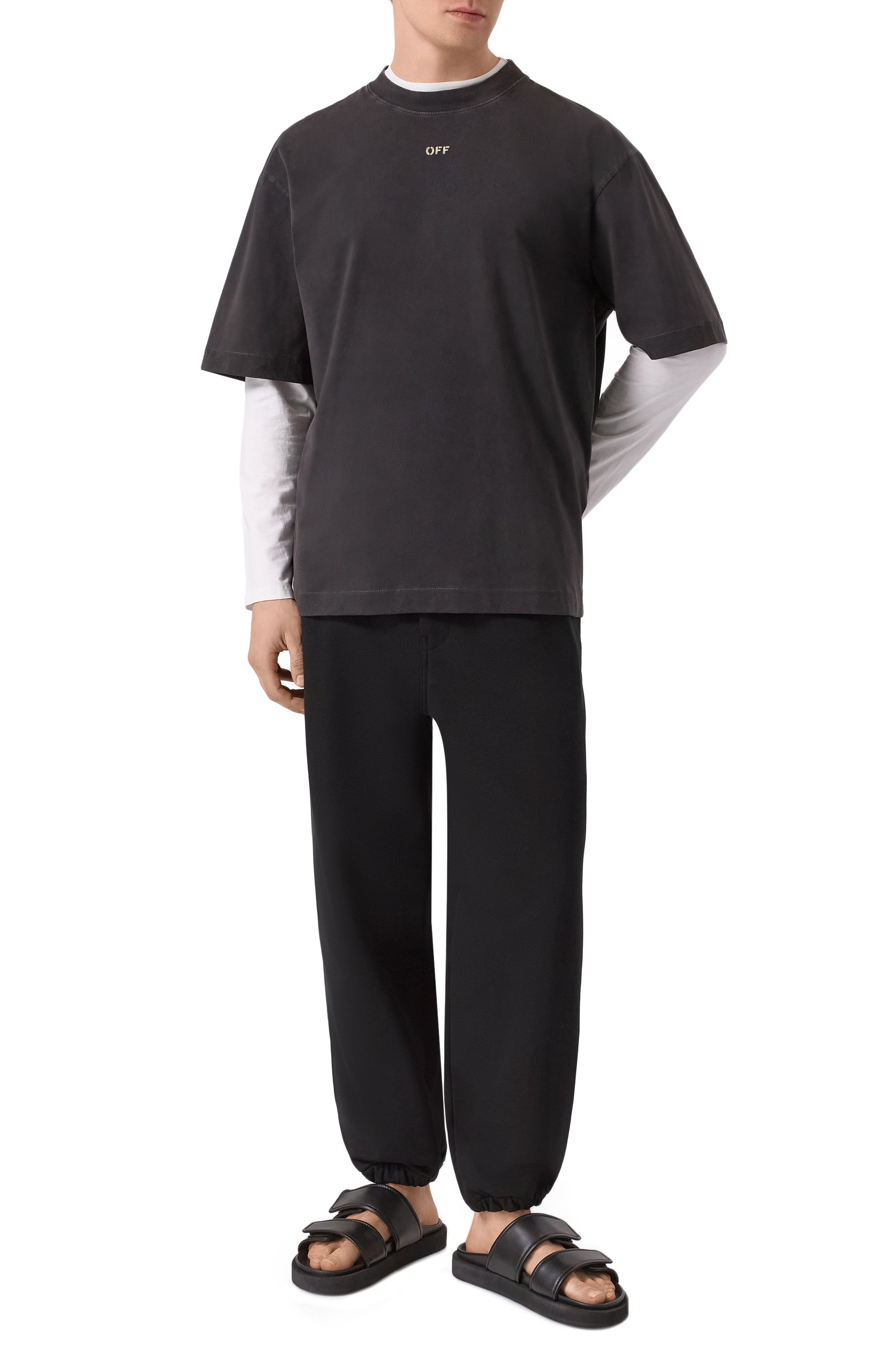 Кожаные шлепанцы double band INUIKII, арт. 50102-477, фото 2