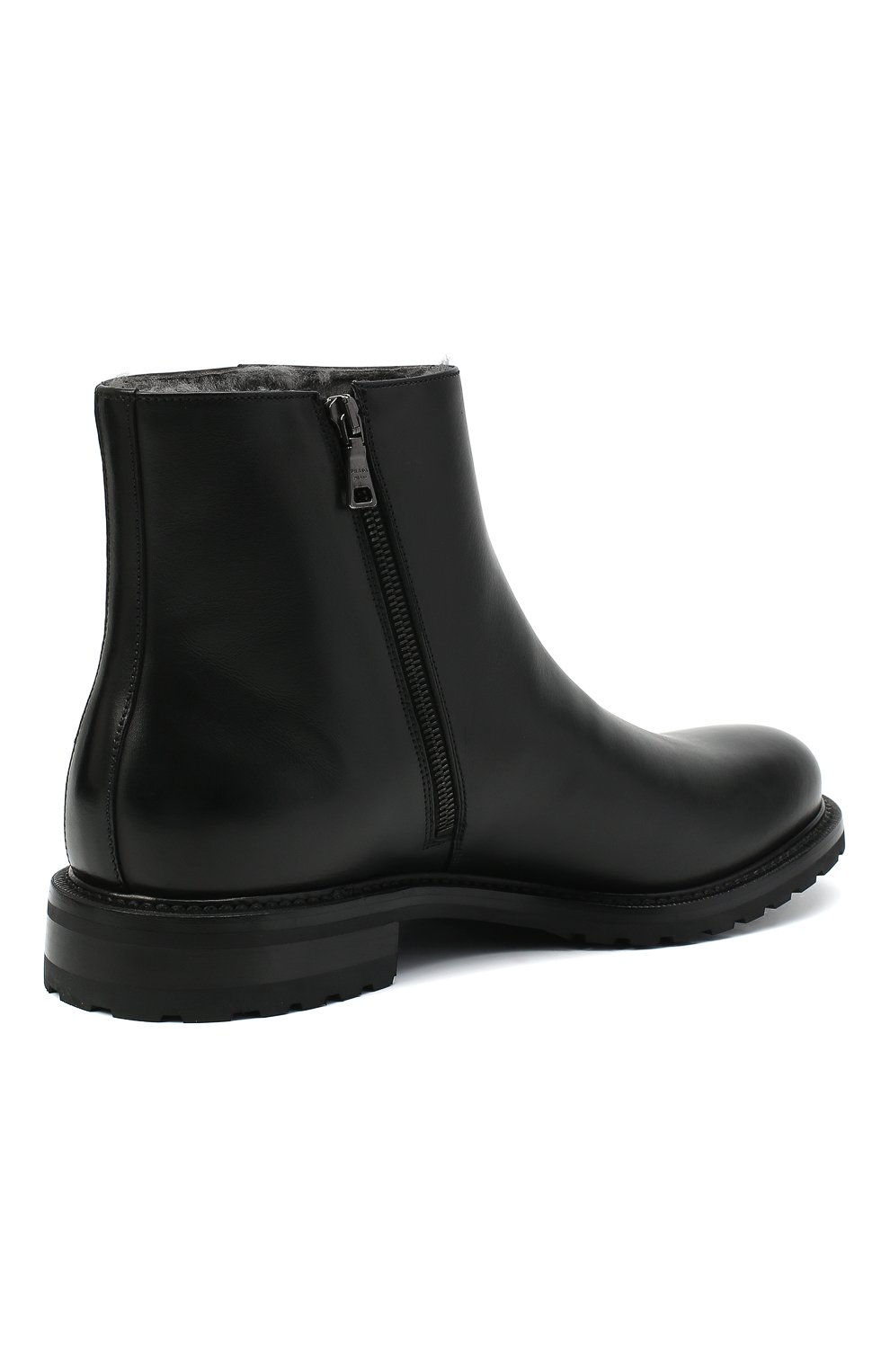 Кожаные сапоги PRADA, арт. 2TF030-3F98-F0632-A000, фото 4