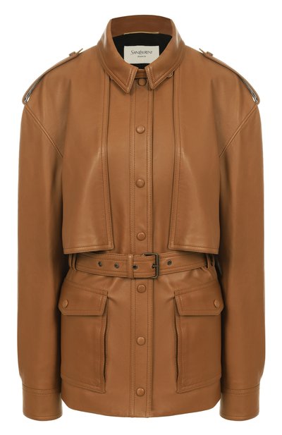 Женская кожаная куртка SAINT LAURENT, арт. 815261/Y50A2