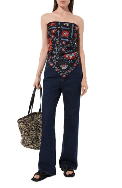 Шелковый платок сюзане GOURJI, арт. T21SUZ7BKR, фото 3