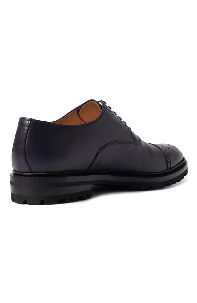Кожаные оксфорды KITON, арт. USSA526N00100, фото 4
