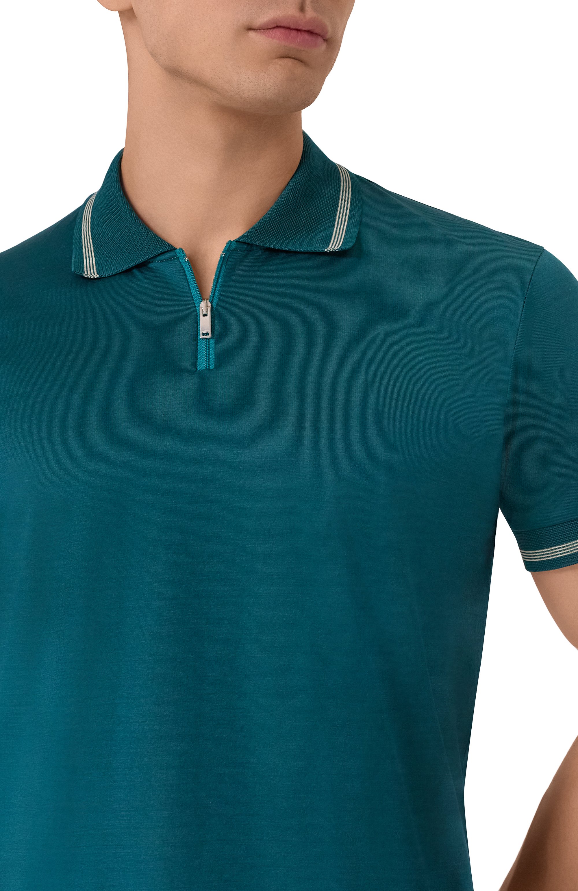 Хлопковое поло DANIELE FIESOLI, арт. SE1203, фото 5