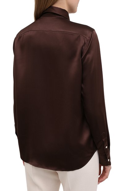 Атласная рубашка POLO RALPH LAUREN, арт. 211798122, фото 4