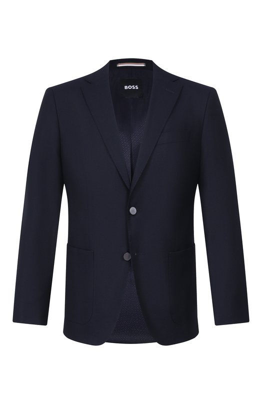 Шерстяной пиджак BOSS 50556824 Синий 50556824