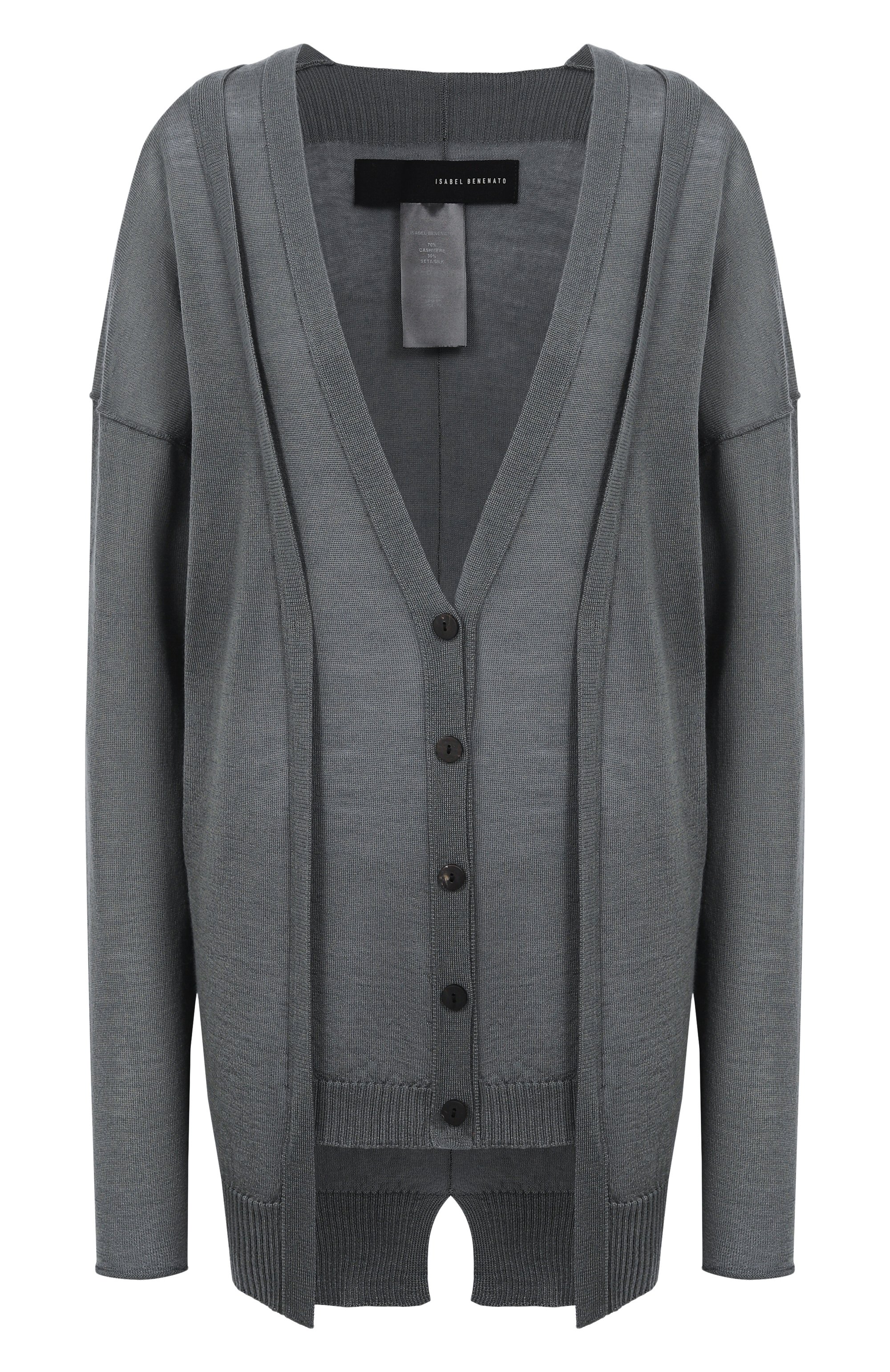 Кардиган из кашемира и шелка ISABEL BENENATO, арт. DK04F25, фото 1