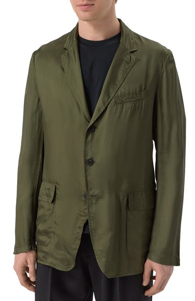 Пиджак из вискозы DRIES VAN NOTEN, арт. 251-020414-1427, фото 4