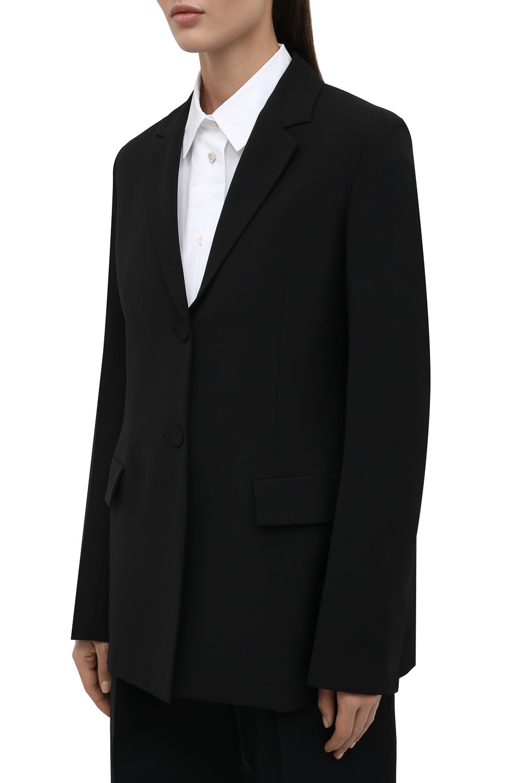 Шерстяной жакет JIL SANDER, арт. JSWS135610-WS211600, фото 3