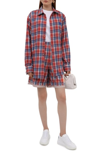 Хлопковая рубашка ACNE STUDIOS, арт. CB0031/W, фото 2