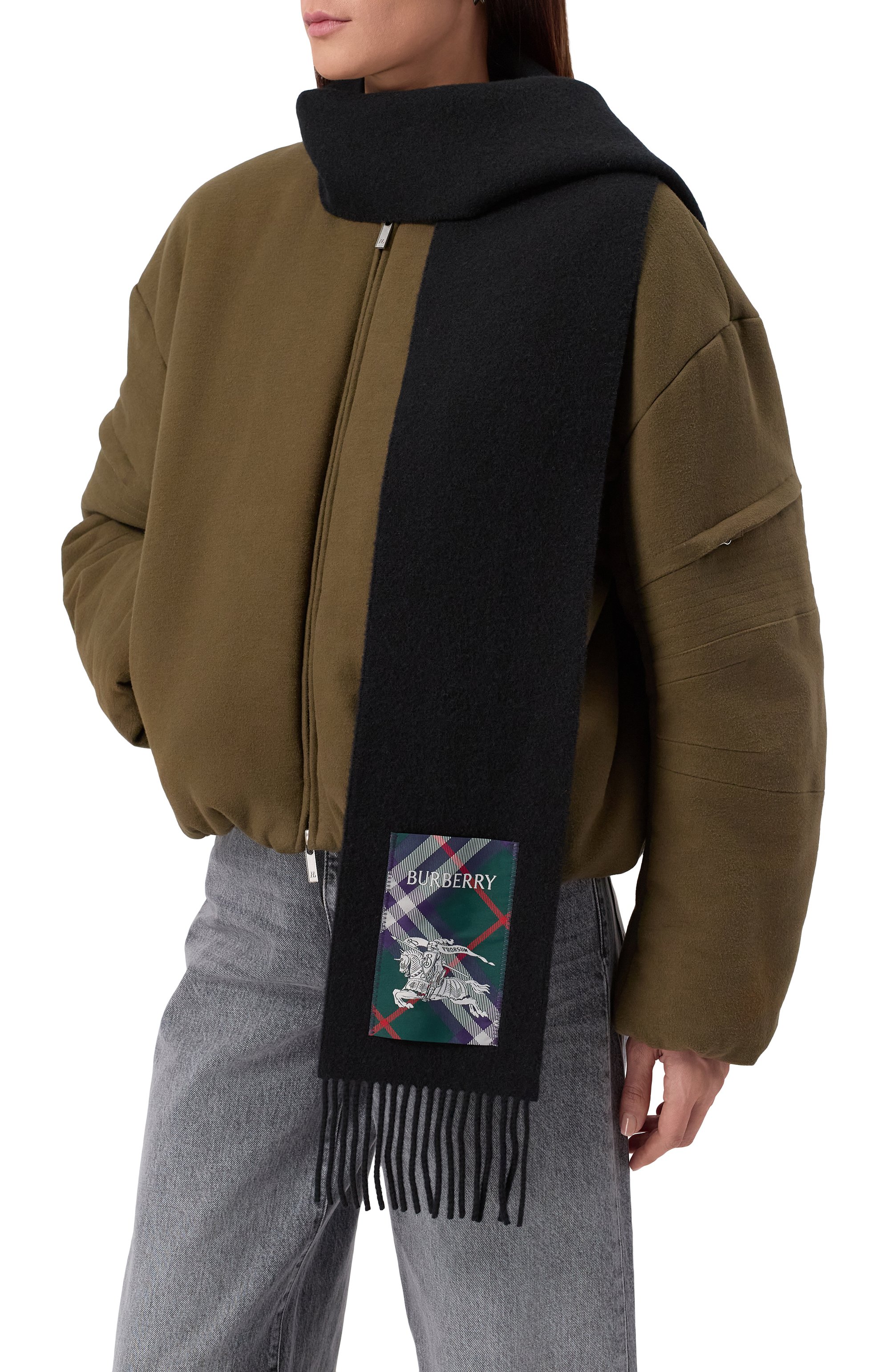 Кашемировый шарф BURBERRY, арт. 8103997, фото 2