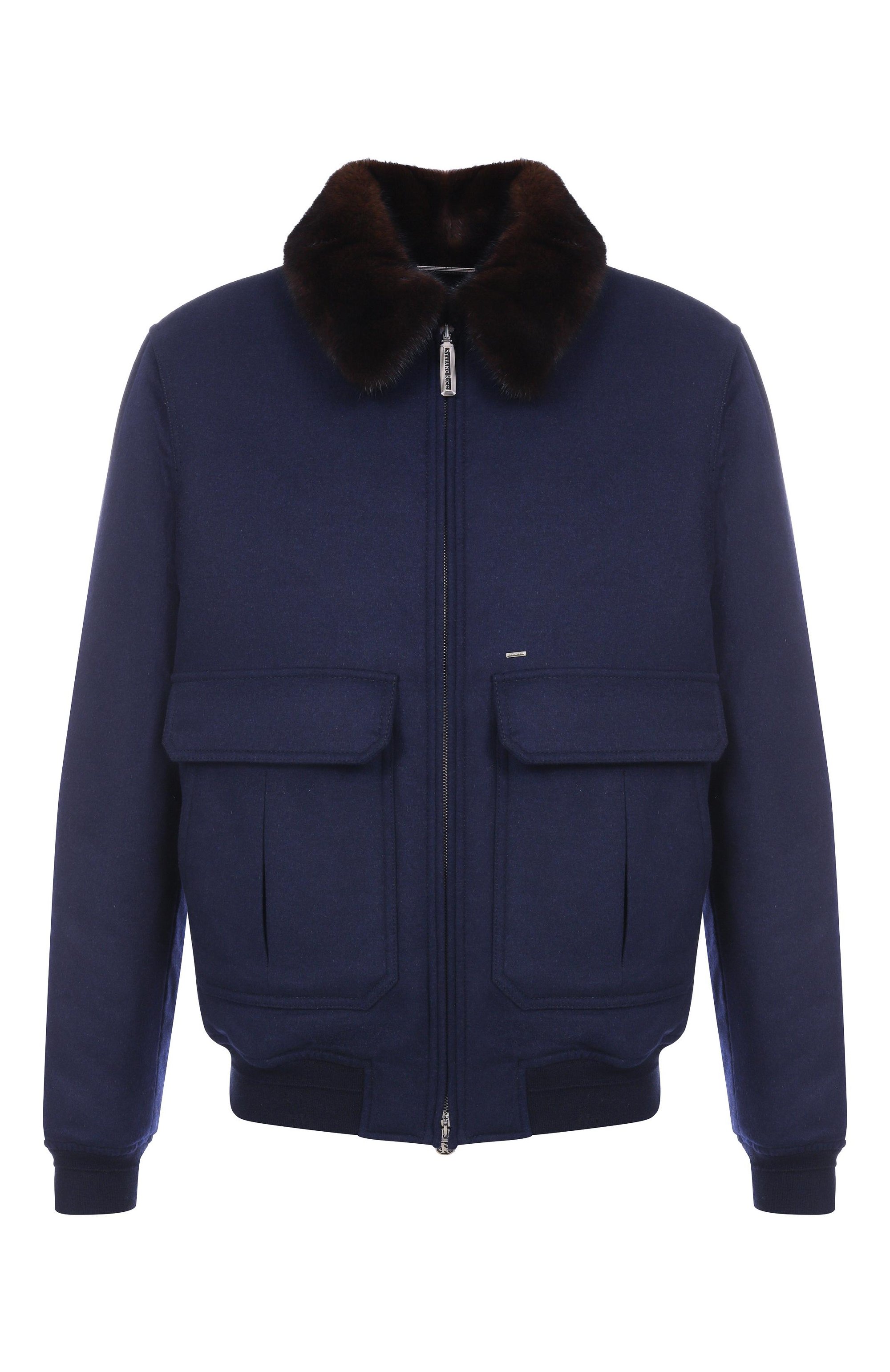 Кашемировый бомбер с воротником из норки STEFANO RICCI, арт. MZJ5300020/C069HC/60-62, фото 1