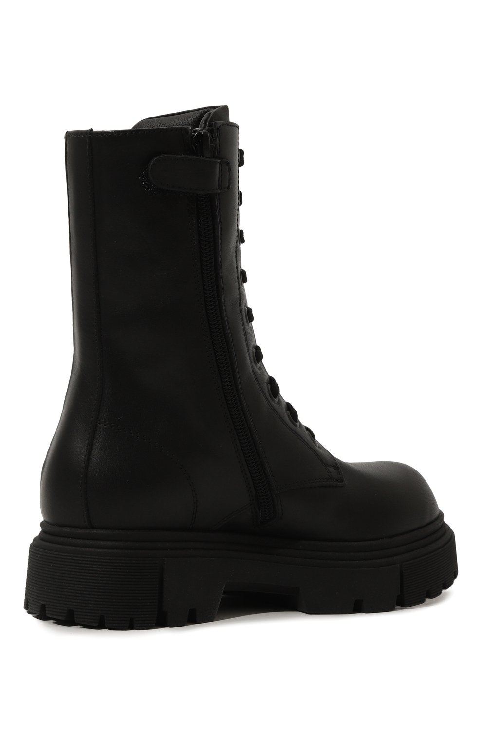 Кожаные ботинки DIRK BIKKEMBERGS черного цвета по цене 27000 руб., арт. K4A5-21590-1251999/30-34, фото 3 Кожаные ботинки DIRK BIKKEMBERGS, арт. K4A5-21590-1251999/30-34, фото 3