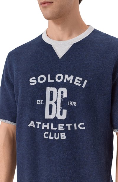 Свитшот из хлопка и льна BRUNELLO CUCINELLI, арт. MR8313378G, фото 5