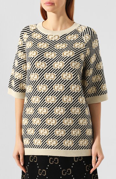 Шерстяной пуловер GUCCI, арт. 574208/XKASE, фото 3