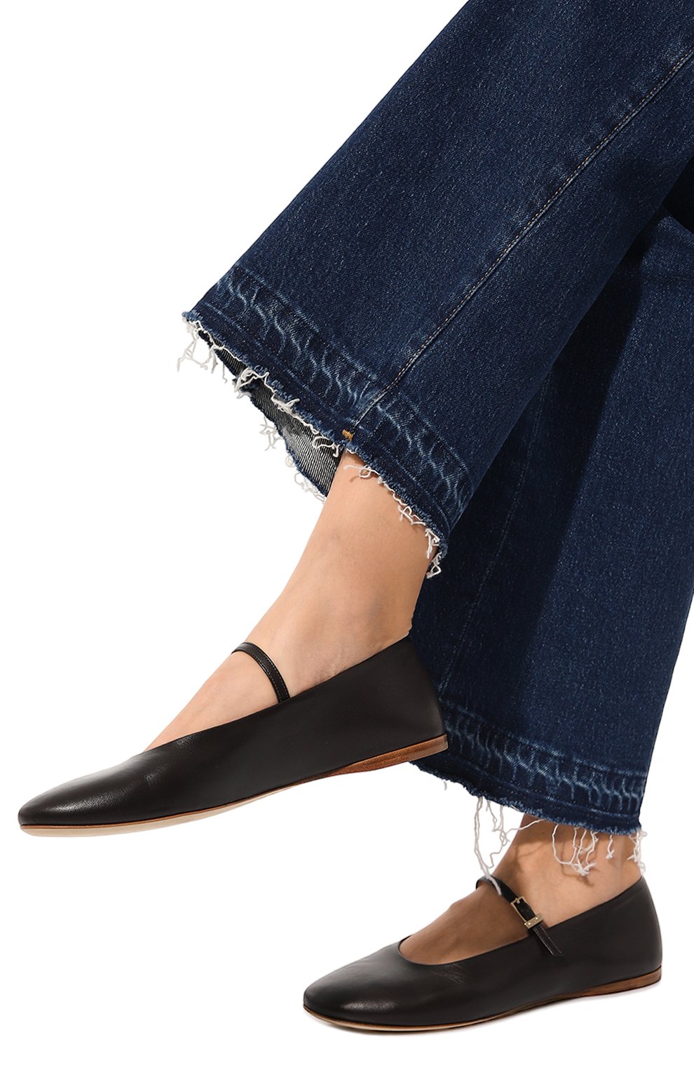 Кожаные балетки GIORGIO ARMANI коричневого цвета по цене 76800 руб., арт. X1D327/XF561, фото 3 Кожаные балетки GIORGIO ARMANI, арт. X1D327/XF561, фото 3